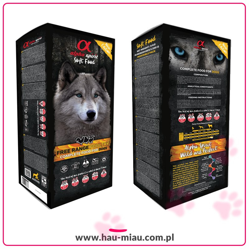 Alpha Spirit - Karma Miękka POULTRY - 9 KG Alpha Spirit - Karma Miękka POULTRY - 9 KG