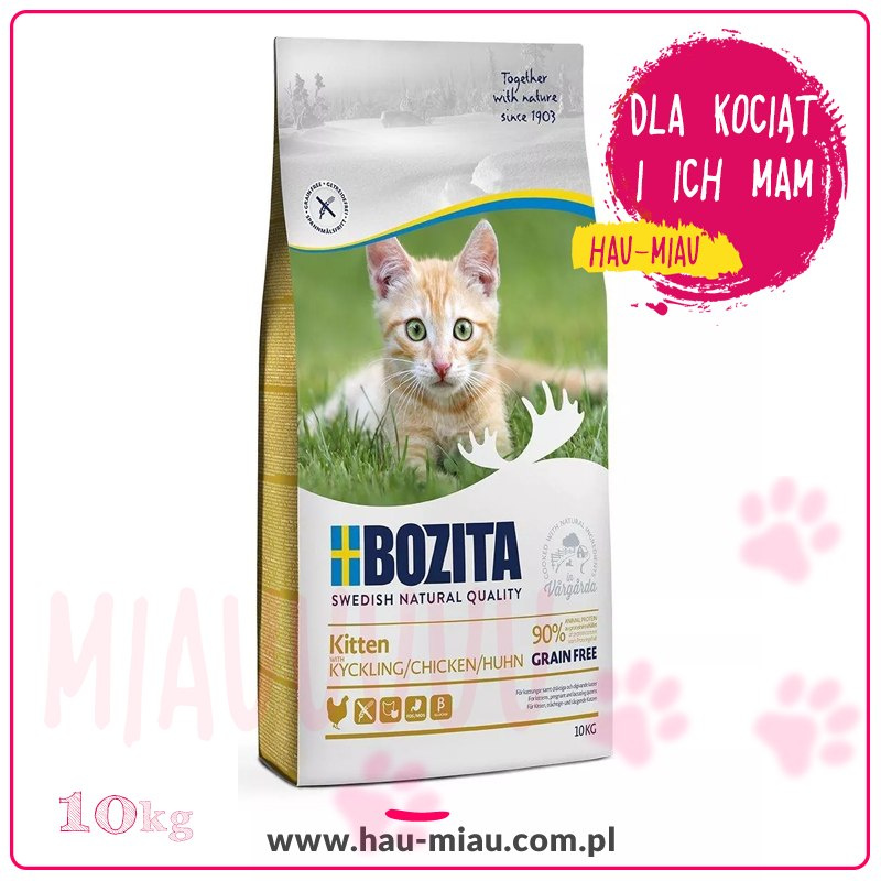 Bozita - Kitten Grain free Chicken - KURCZAK - 10 KG - dla Kociąt Bozita - Kitten Grain free Chicken - KURCZAK - 10 KG - dla Kociąt