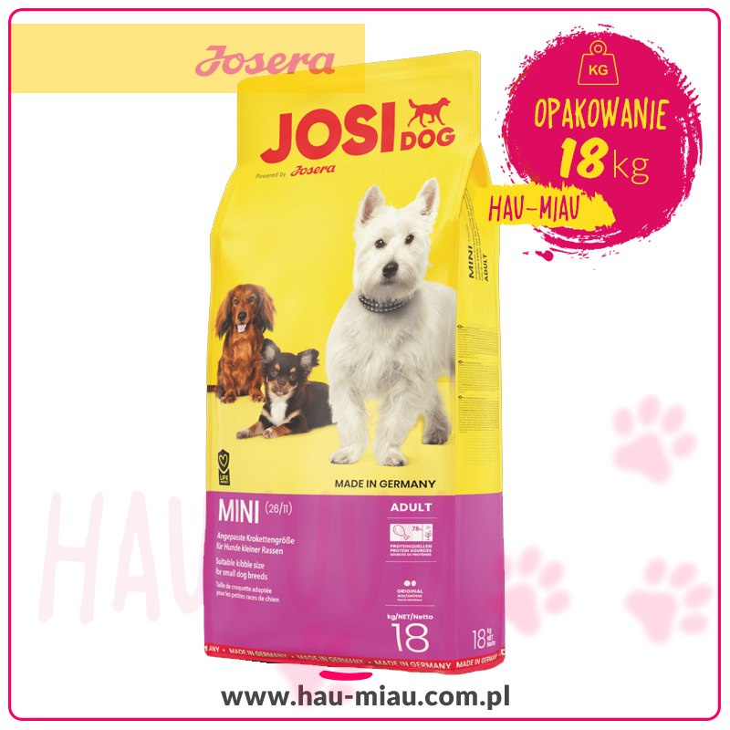 JosiDog - Mini - KACZKA - 18 KG JosiDog - Mini - KACZKA - 18 KG