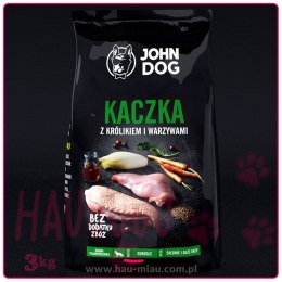 John Dog - KACZKA, KRÓLIK, WARZYWA - 3 KG