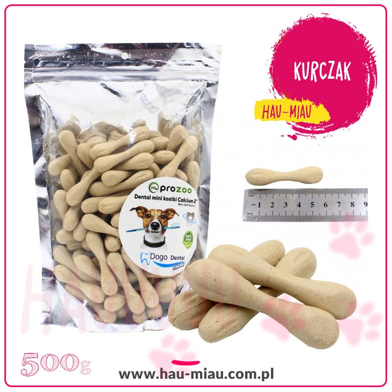 Prozoo - Dental mini kostki - KURCZAK - 500g Prozoo - Dental mini kostki - KURCZAK - 500g