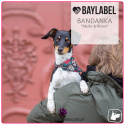 Baylabel - Bandanka - Skulls & Roses - "S"