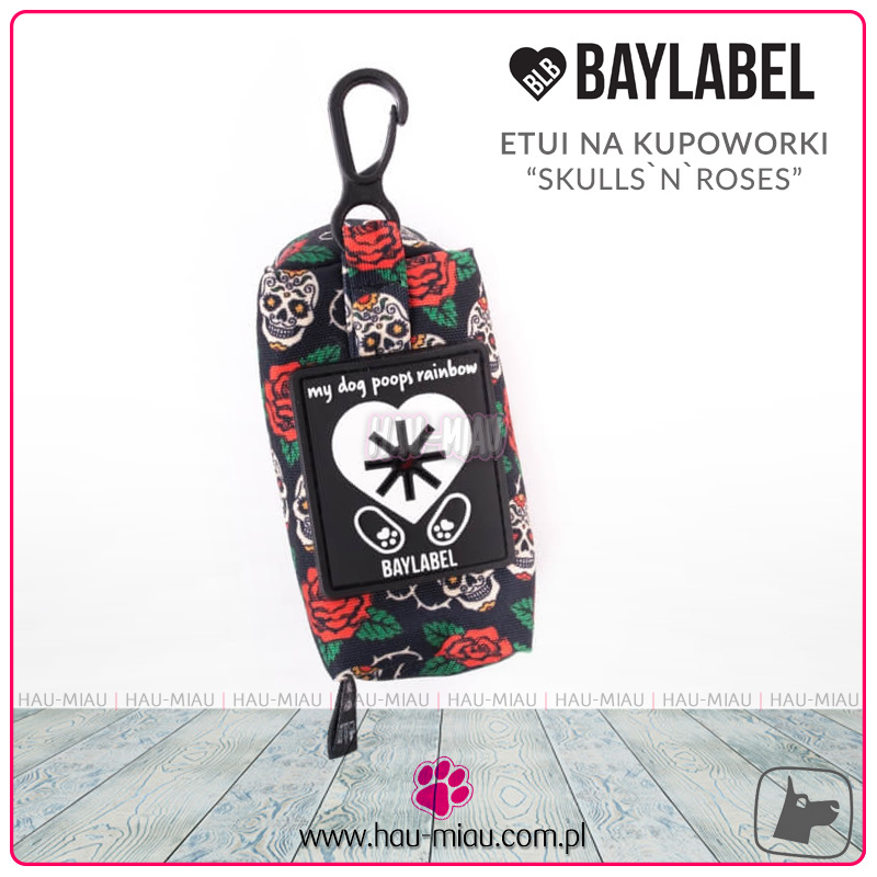 Baylabel - Etui na Kupoworki - Skulls`n`Roses Baylabel - Etui na Kupoworki - Skulls`n`Roses