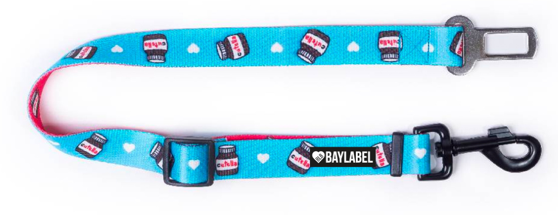 Baylabel - Pas do samochodu dla psa - Bicolor Cutella - 2,5 cm Baylabel - Pas do samochodu dla psa - Bicolor Cutella - 2,5 cm