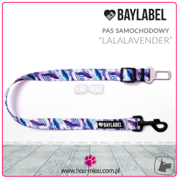 Baylabel - Pas do samochodu dla psa - Lalalavender Land - 2 cm