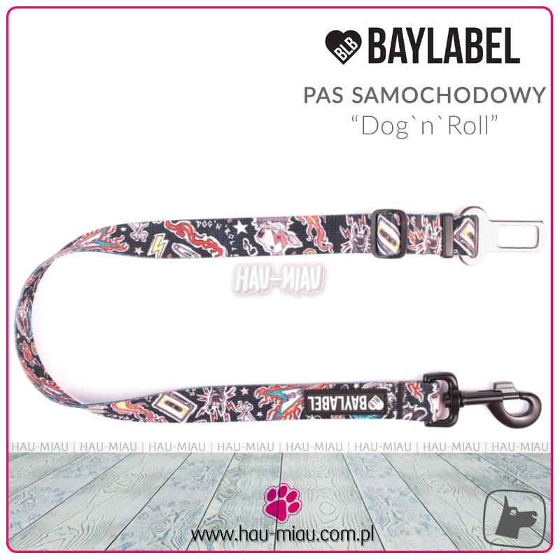 Baylabel - Pas do samochodu dla psa - Dog`n`Roll - 2 cm Baylabel - Pas do samochodu dla psa - Dog`n`Roll - 2 cm
