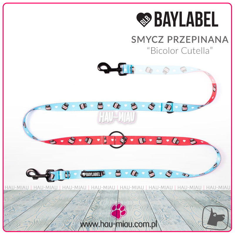 Baylabel - Smycz Przepinana 300 cm - Bicolor Cutella - M Baylabel - Smycz Przepinana 300 cm - Bicolor Cutella - M