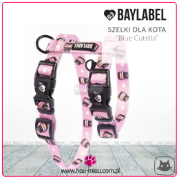 Baylabel - Szelki dla dorosłego kota - Pink Cutella - S