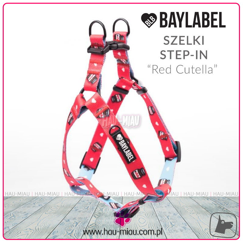 Baylabel - Szelki dla psa - Step-In Red Cutella - "XS" Baylabel - Szelki dla psa - Step-In Red Cutella - "XS"