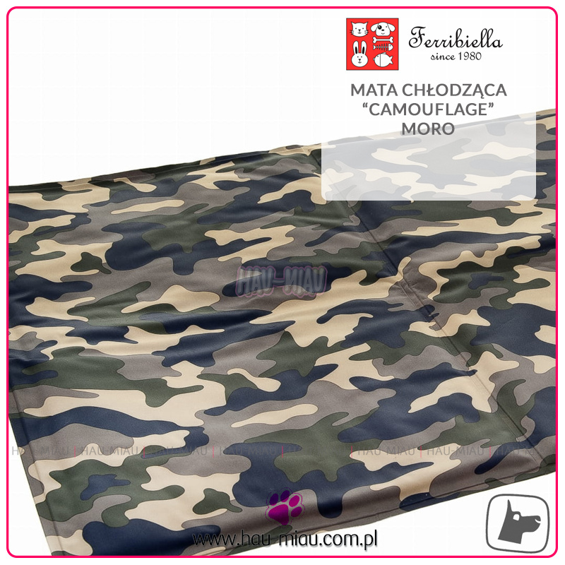 Ferribiella - Mata chłodząca - Camouflage - M - 50 x 65cm