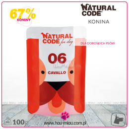 Natural Code - 06 for dog - KONINA - 100g