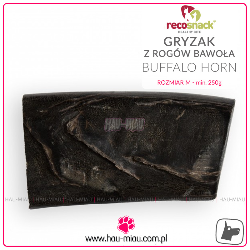 Recosnack - Gryzak z rogów bawoła - M - min. 250g Recosnack - Gryzak z rogów bawoła - M - min. 250g