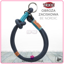 Trixie - Obroża zaciskowa linkowa tkana - Be Nordic - NIEBIESKA - M - 45cm