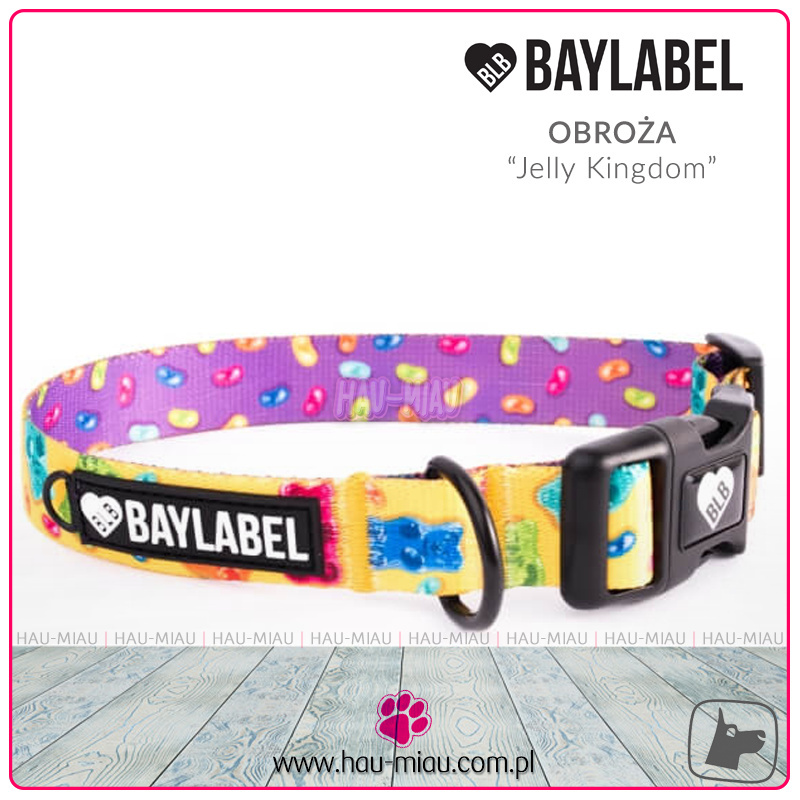 Baylabel - Obroża dla psa - Jelly Kingdom - S Baylabel - Obroża dla psa - Jelly Kingdom - S