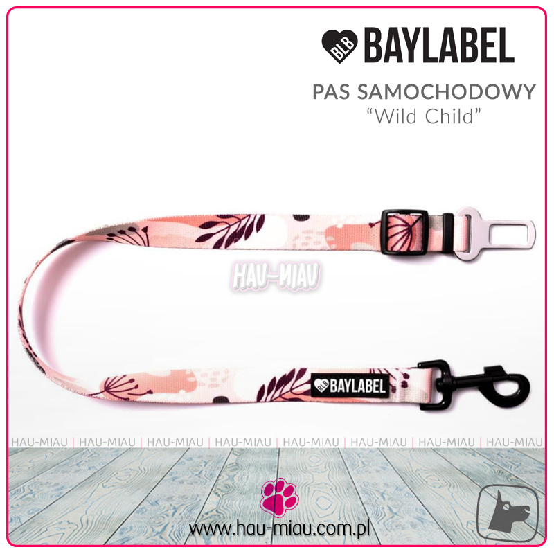 Baylabel - Pas do samochodu dla psa - Wild Child - 2 cm