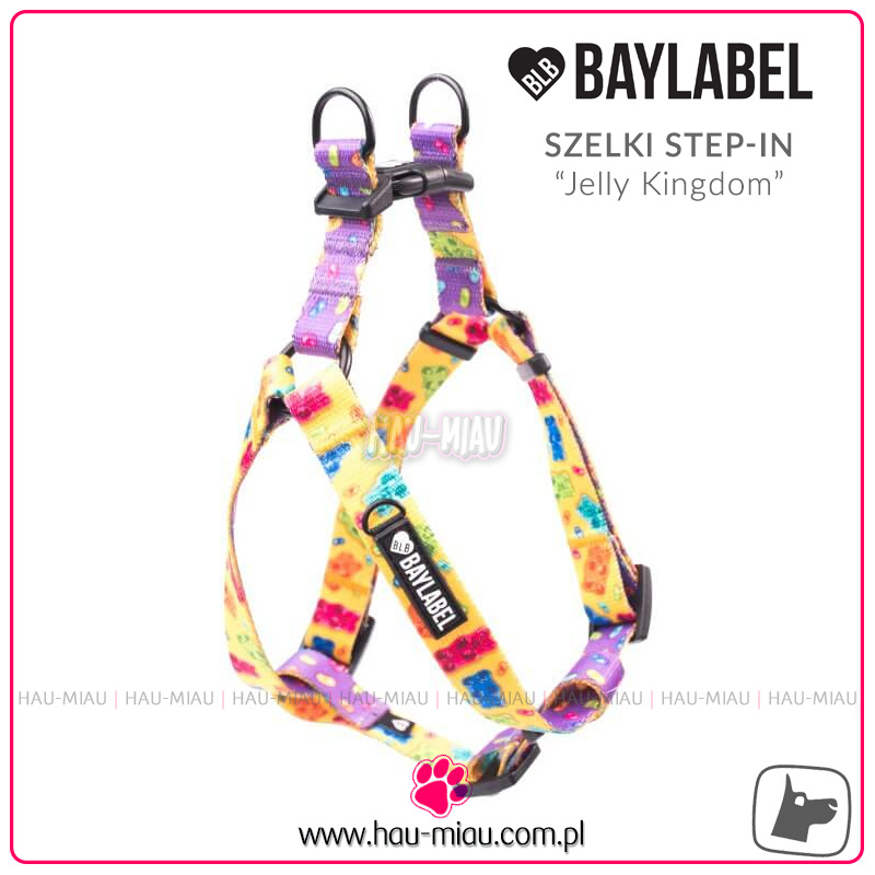 Baylabel - Szelki dla psa - Step-In Jelly Kingdom - "XS" Baylabel - Szelki dla psa - Step-In Jelly Kingdom - "XS"