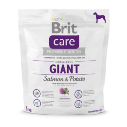 Brit Care - Grain Free Adult Giant - ŁOSOŚ & ZIEMNIAKI - 1 KG - dla olbrzymich ras