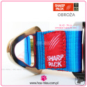 Sharp Pack - Obroża dla psa - NIEBIESKO-CZERWONA - 40 L - 35-55 cm