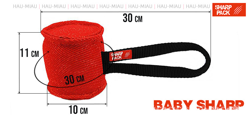 Sharp Pack - Szarpak szkoleniowy - BABY SHARP - dł. ok 11cm - ZIELONY Sharp Pack - Szarpak szkoleniowy - BABY SHARP - dł. ok 11cm - ZIELONY