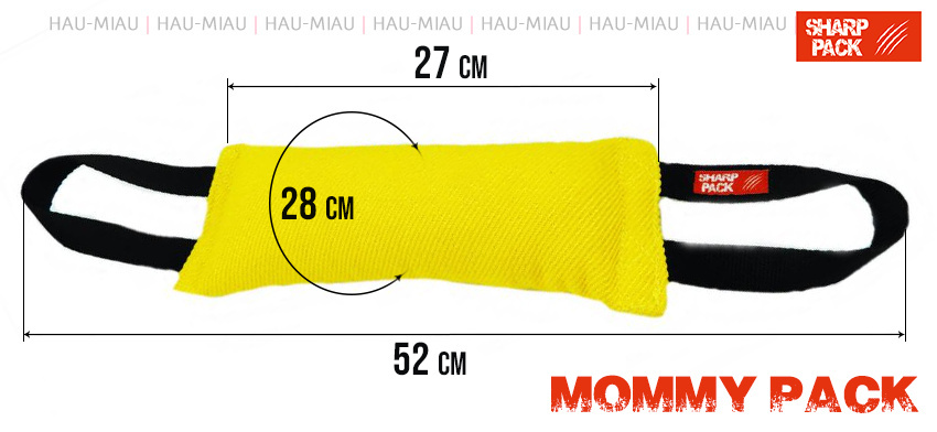 Sharp Pack - Szarpak szkoleniowy - MOMMY PACK - dł. ok 52cm - CZERWONY Sharp Pack - Szarpak szkoleniowy - MOMMY PACK - dł. ok 52cm - CZERWONY