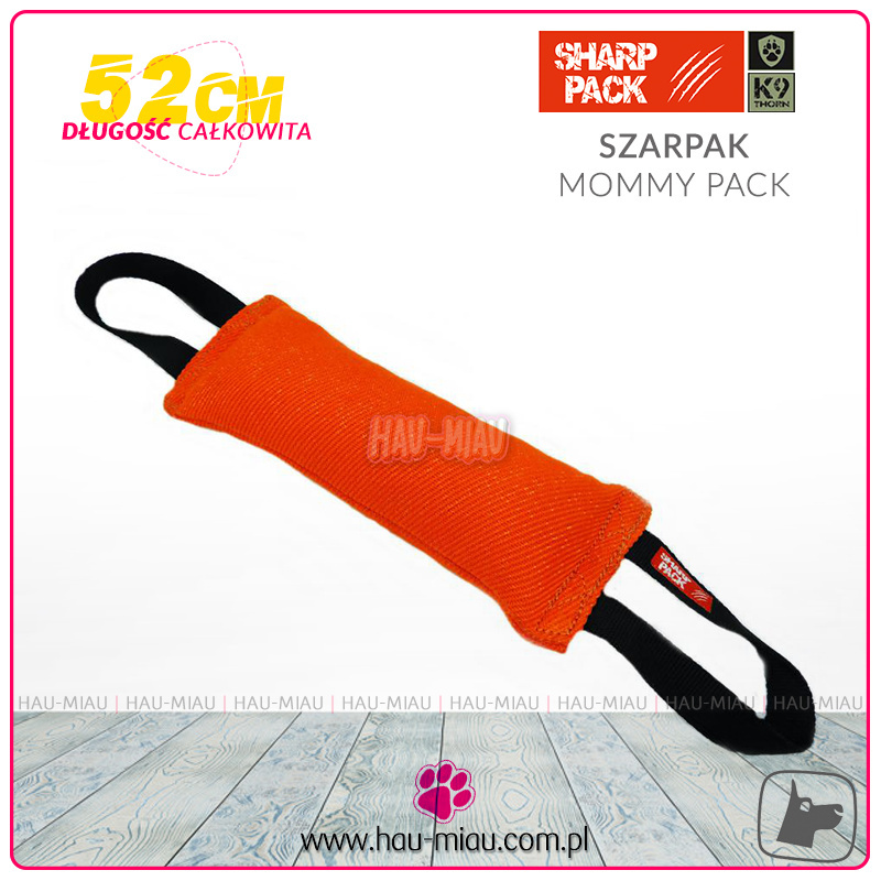 Sharp Pack - Szarpak szkoleniowy - MOMMY PACK - dł. ok 52cm - POMARAŃCZOWY Sharp Pack - Szarpak szkoleniowy - MOMMY PACK - dł. ok 52cm - POMARAŃCZOWY