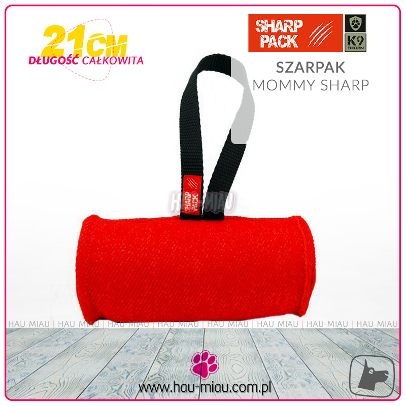 Sharp Pack - Szarpak szkoleniowy - MOMMY SHARP - dł. ok 21cm - CZERWONY Sharp Pack - Szarpak szkoleniowy - MOMMY SHARP - dł. ok 21cm - CZERWONY