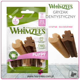 Whimzees - Gryzak dentystyczny - XS/S - 14 szt dla Szczeniąt