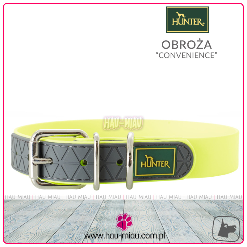 Hunter - Obroża Convenience 65 - Żółta Hunter - Obroża Convenience 65 - Żółta