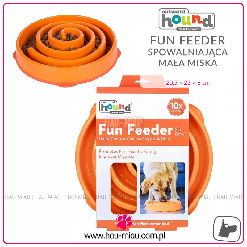 Outward Hound - Fun Feeder Slo Bowl - Mała miska spowalniająca jedzenie - (mała) Outward Hound - Fun Feeder Slo Bowl - Mała miska spowalniająca jedzenie - (mała)