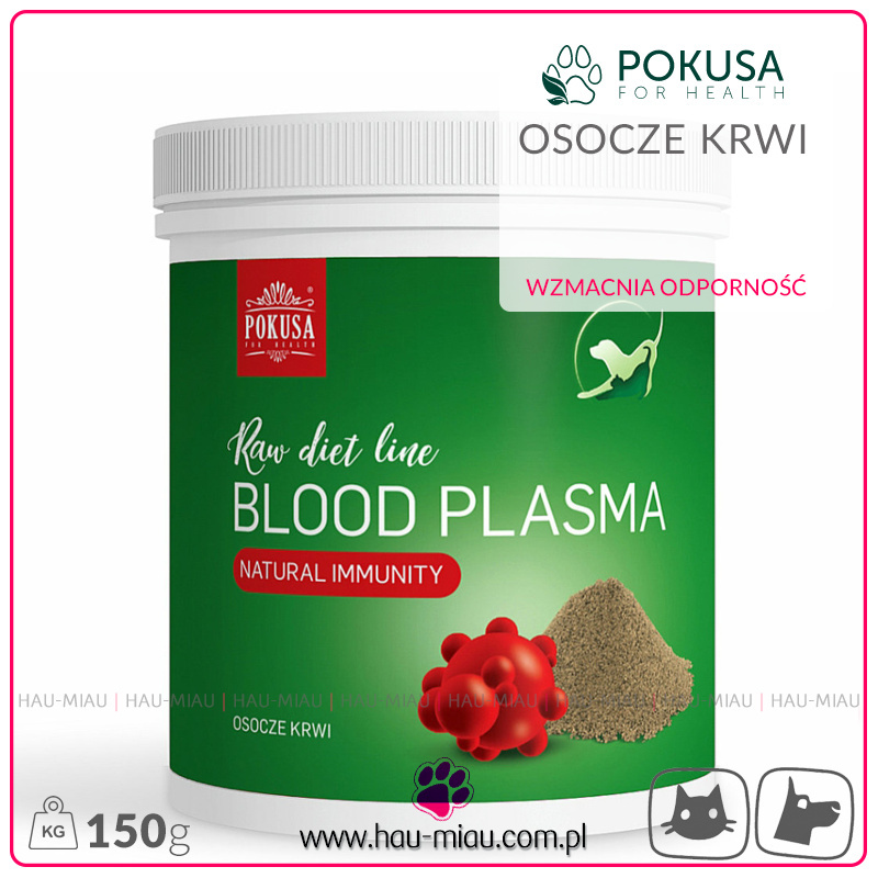 Pokusa - RawDietLine Blood Plasma - Wzmacnia naturalną odporność - 150g Pokusa - RawDietLine Blood Plasma - Wzmacnia naturalną odporność - 150g