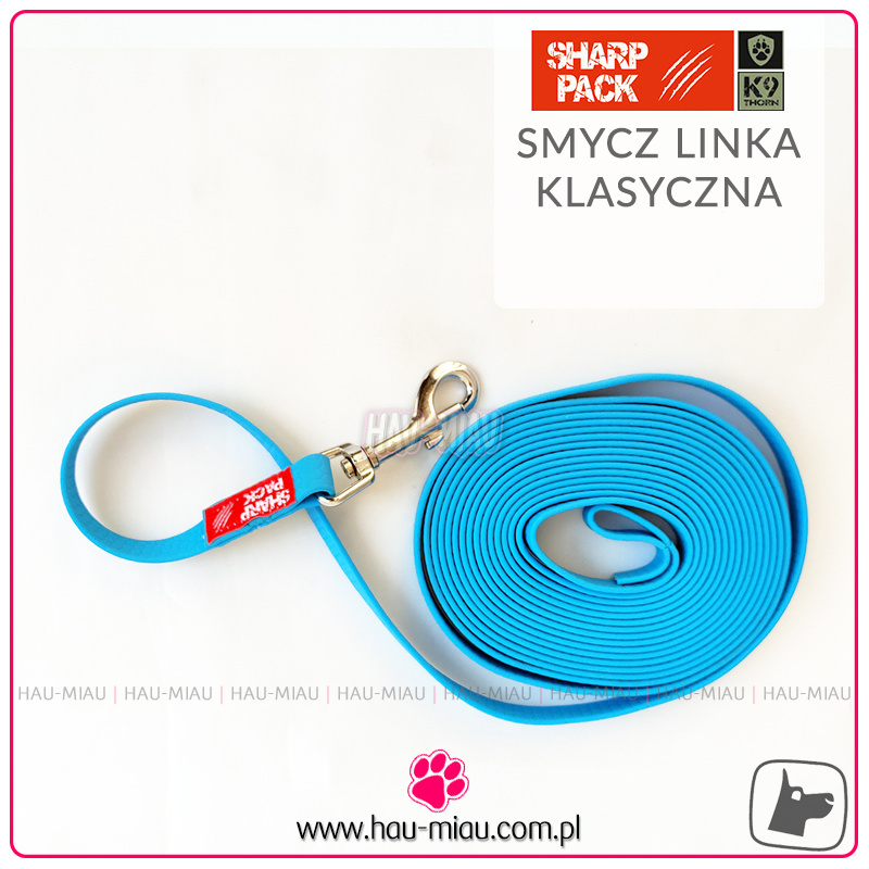 Sharp Pack - Smycz typu linka 500cm / 1,6cm - Hexa - NIEBIESKA Sharp Pack - Smycz typu linka 500cm / 1,6cm - Hexa - NIEBIESKA