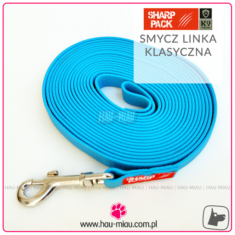 Sharp Pack - Smycz typu linka 500cm / 1,6cm - Hexa - NIEBIESKA Sharp Pack - Smycz typu linka 500cm / 1,6cm - Hexa - NIEBIESKA