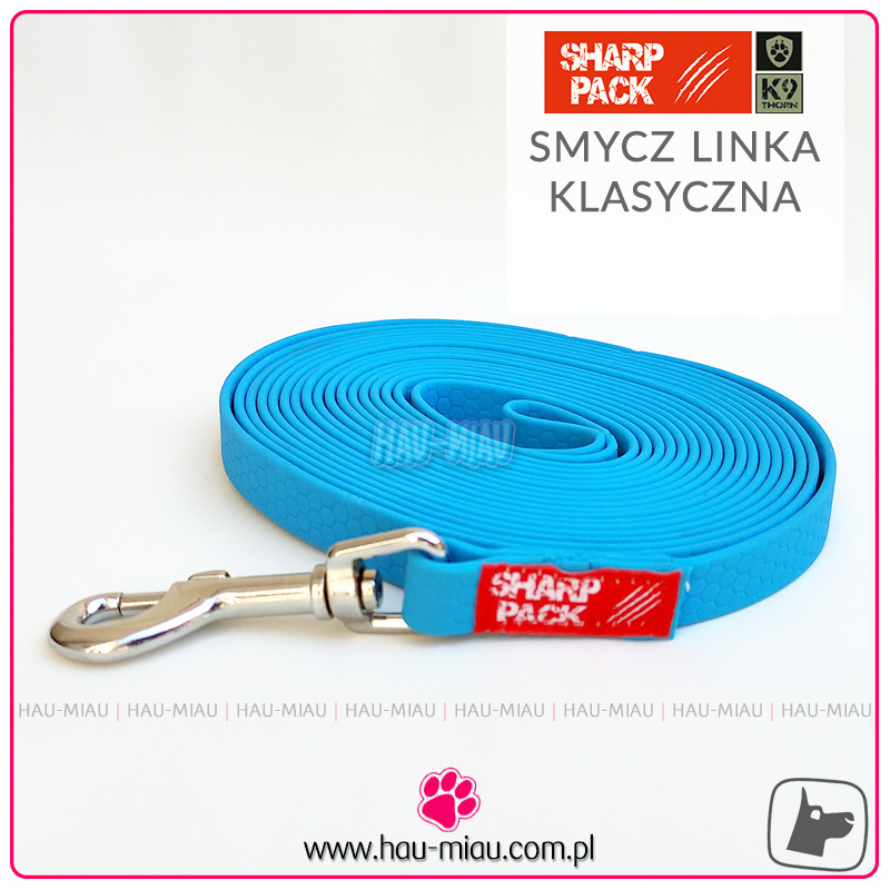 Sharp Pack - Smycz typu linka 500cm / 1,6cm - Hexa - NIEBIESKA Sharp Pack - Smycz typu linka 500cm / 1,6cm - Hexa - NIEBIESKA