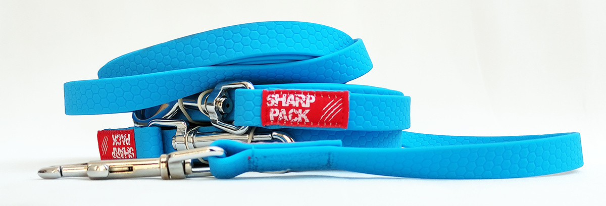 Sharp Pack - Smycz typu linka 500cm / 1,6cm - Hexa - NIEBIESKA Sharp Pack - Smycz typu linka 500cm / 1,6cm - Hexa - NIEBIESKA