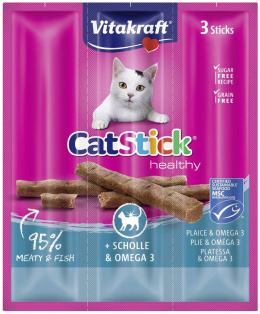 Vitakraft - Cat Stick Mini - Kabanos FLĄDRA - 18g