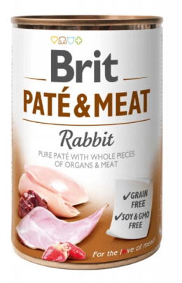 Brit - Pate & Meat Rabbit - KRÓLIK - 400g