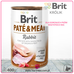 Brit - Pate & Meat Rabbit - KRÓLIK - 400g
