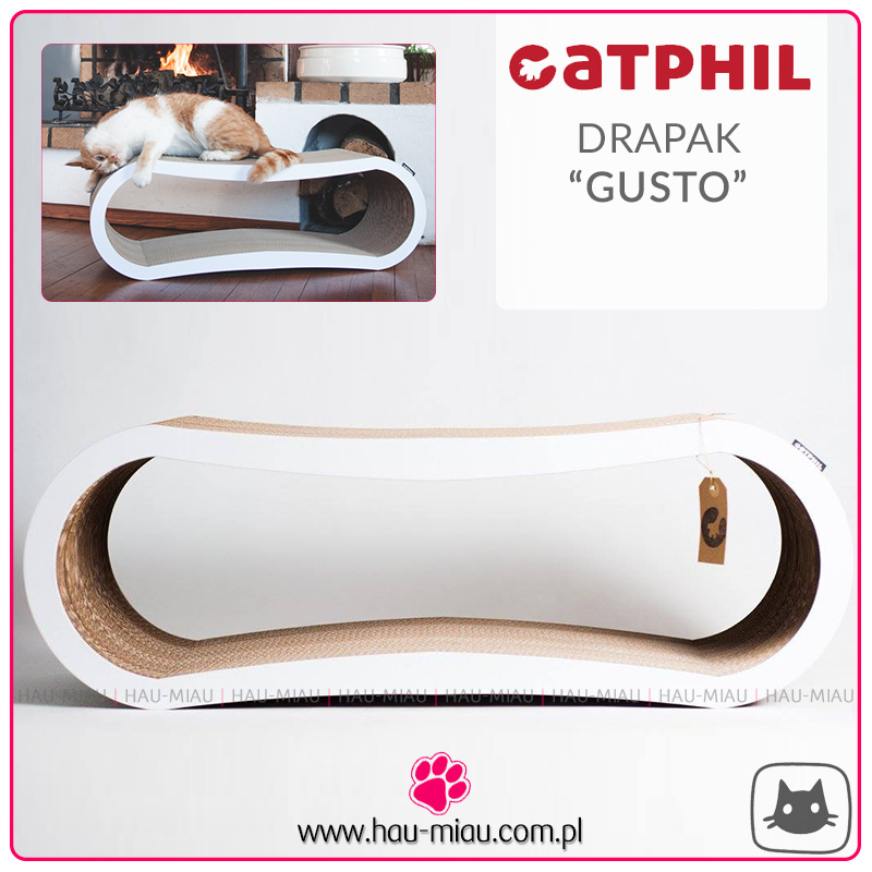 Catphil - Drapak GUSTO - BIAŁY - 77/27/25 cm Catphil - Drapak GUSTO - BIAŁY - 77/27/25 cm