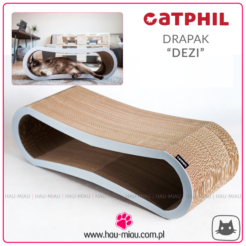Catphil - Drapak DEZI - SZARY - 71/25/21 cm Catphil - Drapak DEZI - SZARY - 71/25/21 cm