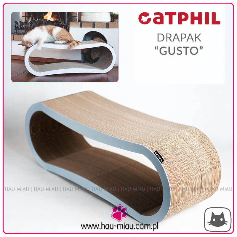 Catphil - Drapak GUSTO - SZARY - 77/27/25 cm Catphil - Drapak GUSTO - SZARY - 77/27/25 cm