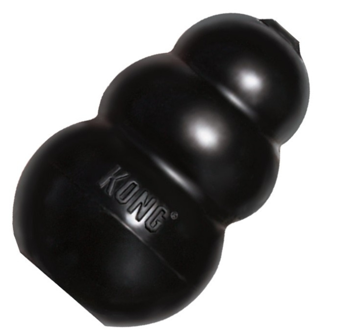 Kong - Zabawka Extreme L - Czarna Gumowa - 10cm Kong - Zabawka Extreme L - Czarna Gumowa - 10cm