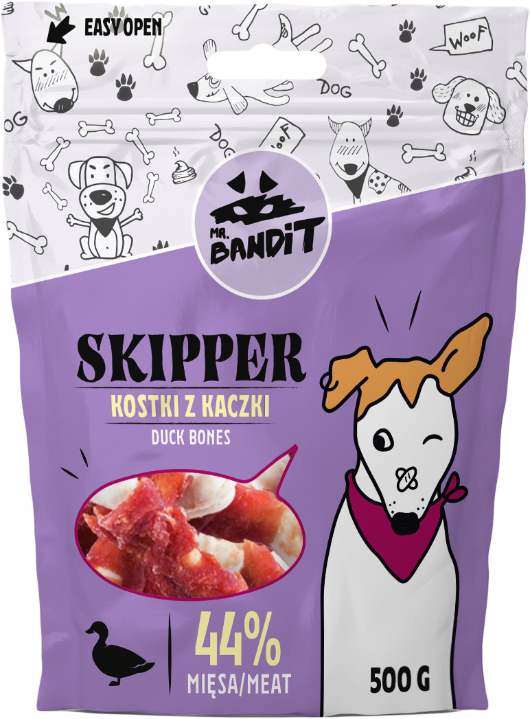 Mr. Bandit - Skipper - Przysmak z KACZKĄ - 500g Mr. Bandit - Skipper - Przysmak z KACZKĄ - 500g