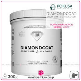 Pokusa - DiamondCoat Snow White & Mix Color - Poprawia kondycję sierści i skóry - 300 ml