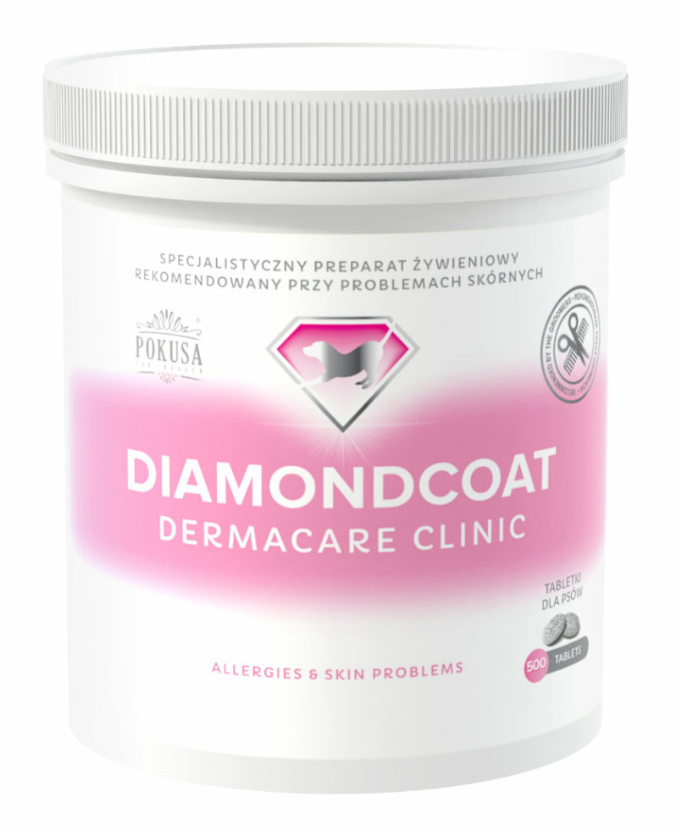 Pokusa - DiamondCoat Dermacare Clinic - Alergiczne problemy skórne - 500 tabletek Pokusa - DiamondCoat Dermacare Clinic - Alergiczne problemy skórne - 500 tabletek