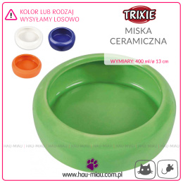 Trixie - Mała ceramiczna miska - 13 cm / 400ml