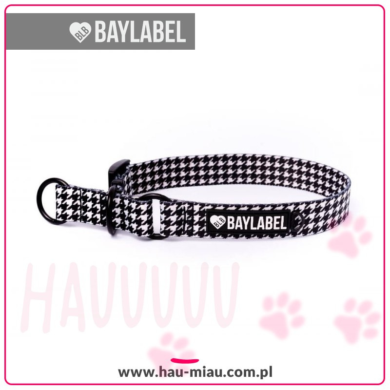 Baylabel - Obroża półzaciskowa dla psa - Black 'n' White - S