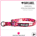 Baylabel - Obroża półzaciskowa dla psa - Winny piesek - "S"