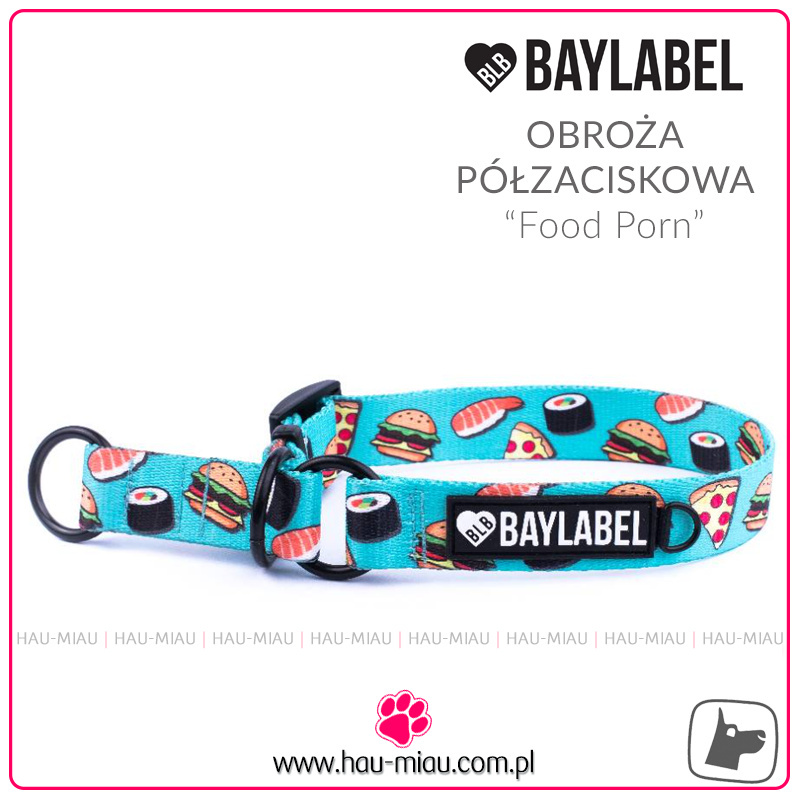 Baylabel - Obroża półzaciskowa dla psa - Food Porn - S