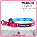 Baylabel - Obroża półzaciskowa dla psa - Red Cutella - S