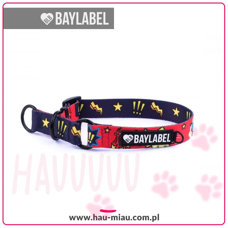 Baylabel - Obroża półzaciskowa dla psa - Super Hero - "S"